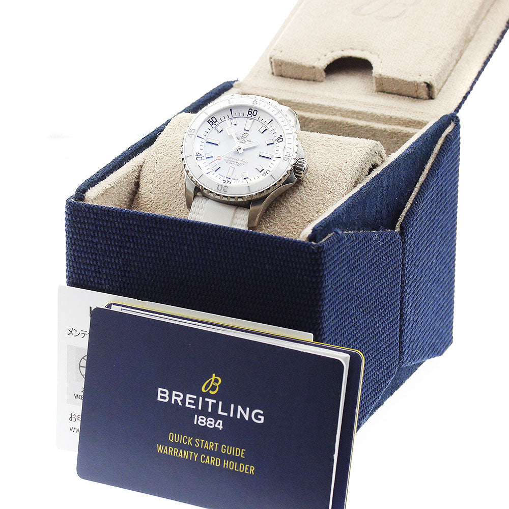 BREITLING Superocean Automatic 36 A17377 white Dial Automatic Boy's Watch_948608