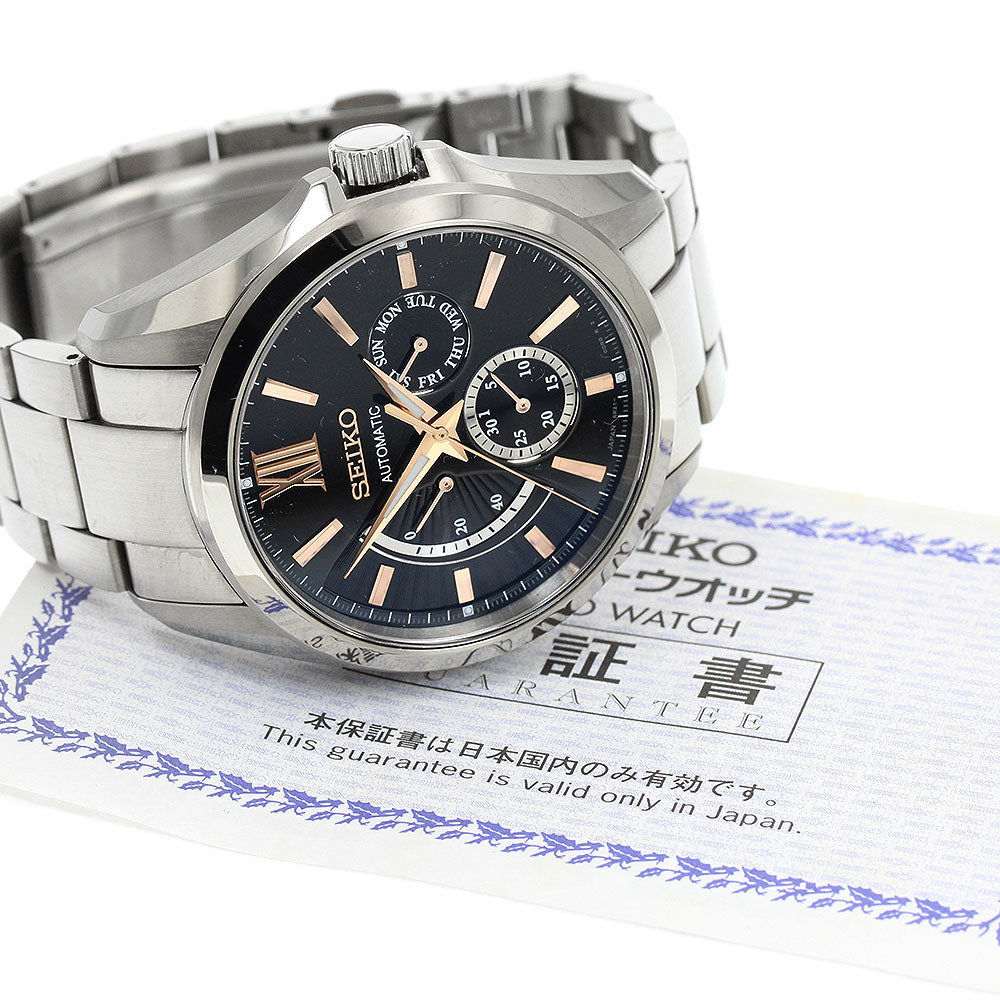 SEIKO Brights 6R21-00W0/SDGC029 Day-Date black Dial Automatic Men's Watch_948615