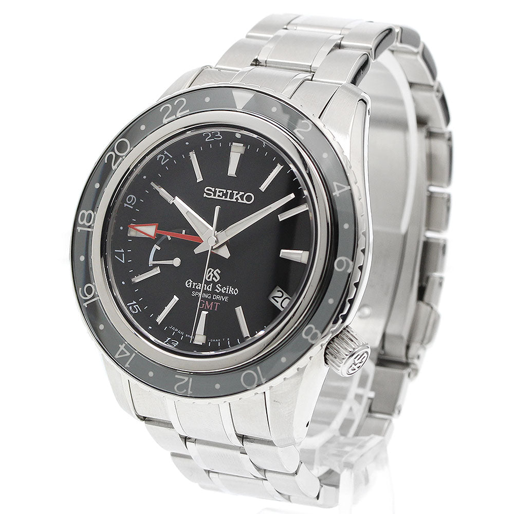 SEIKO Grand Seiko GMT SBGE001/9R66-0AA0 black Dial Spring drive Men's_948627