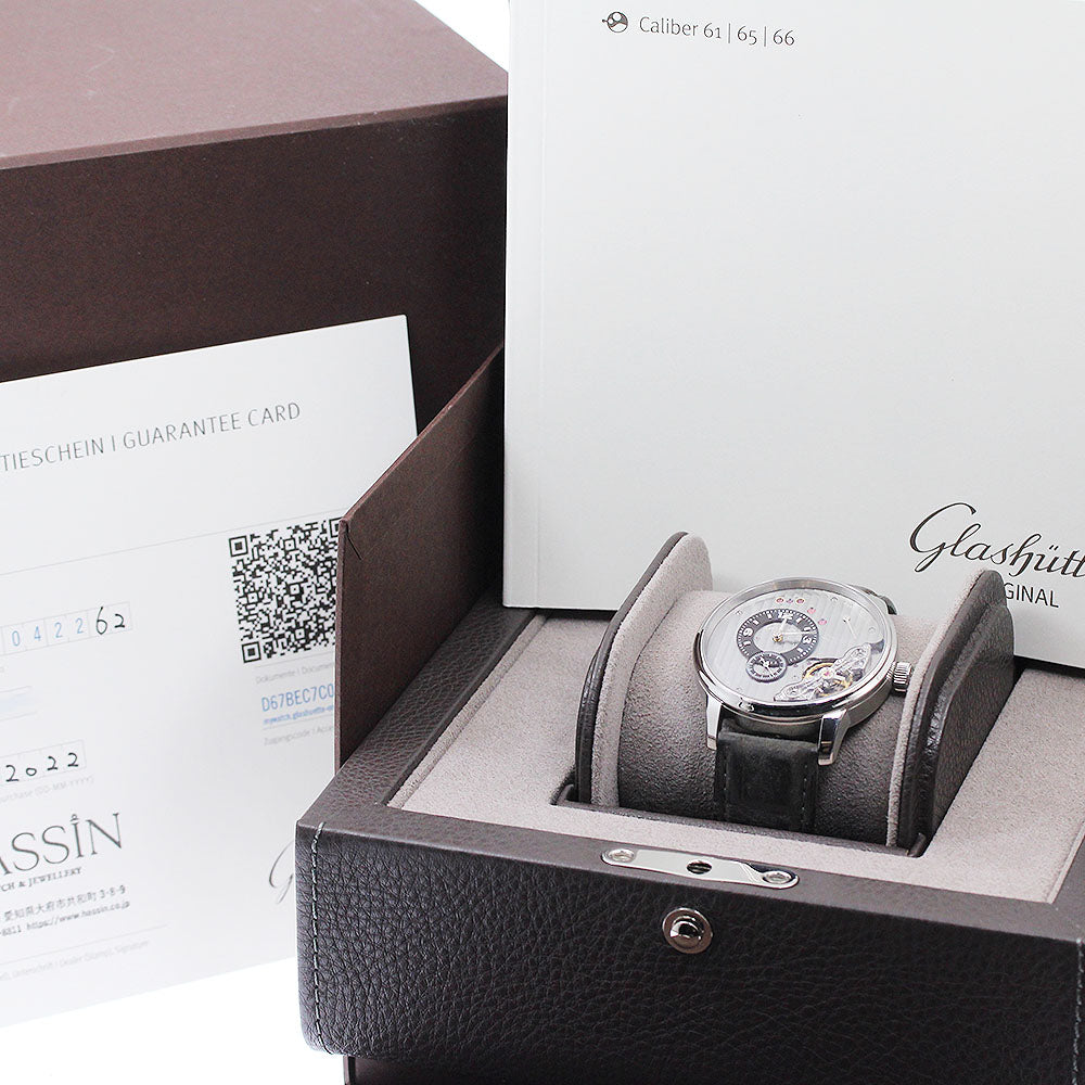 Muhle Glashutte Pano Inverse 1-66-06-04-22-62 Silver Dial Hand Winding Men's Watch_948688