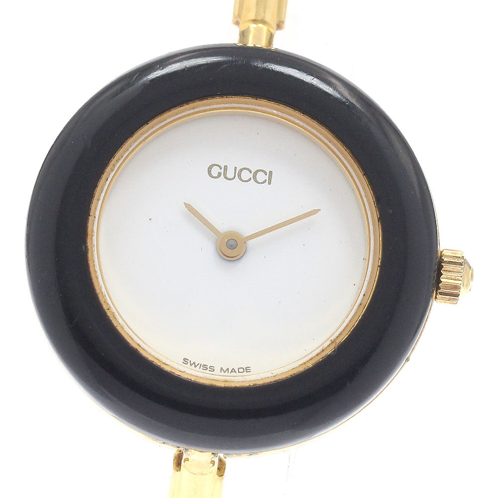 GUCCI Change bezel 11/12.2 white Dial Quartz Ladies Watch_948709