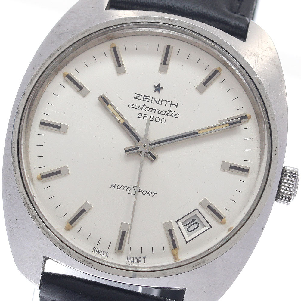 ZENITH Auto sports 01.1290.290 Cal.2562, engraved on the back. Silver Dial Automatic Men's Watch_948712