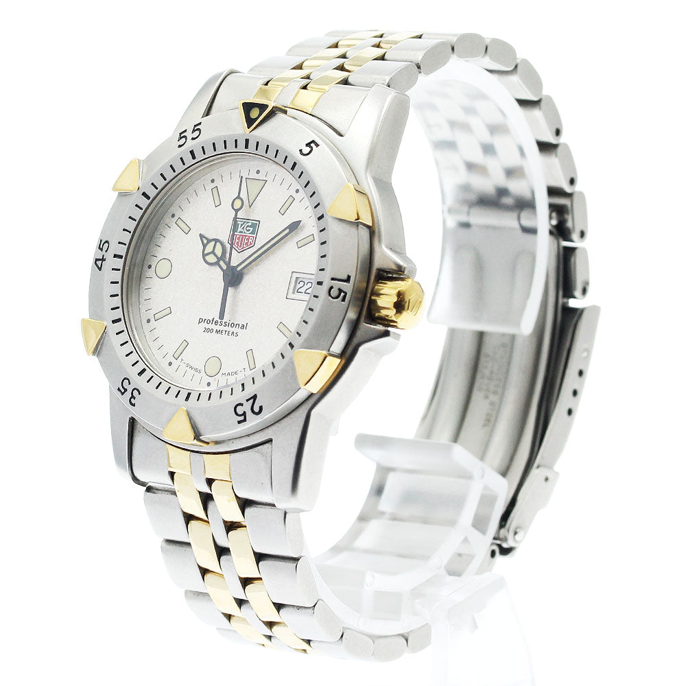 TAG HEUER Professional 200 m 955.713G-2 Date Silver Dial Quartz Men's _948748
