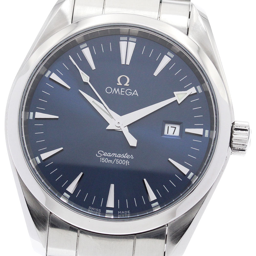 OMEGA Seamaster Aqua Terra 2517.80 Date Navy Dial Quartz Men's Watch_948762