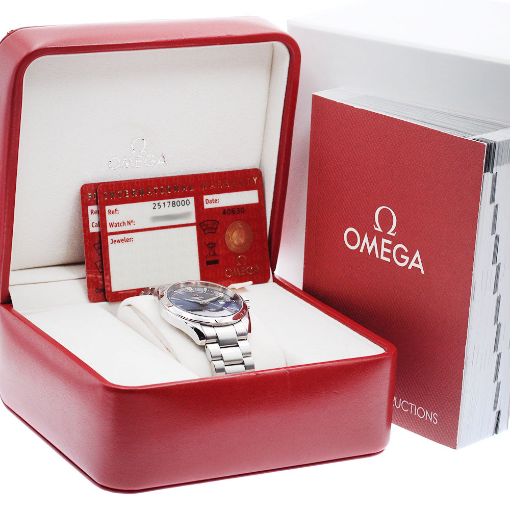 OMEGA Seamaster Aqua Terra 2517.80 Date Navy Dial Quartz Men's Watch_948762