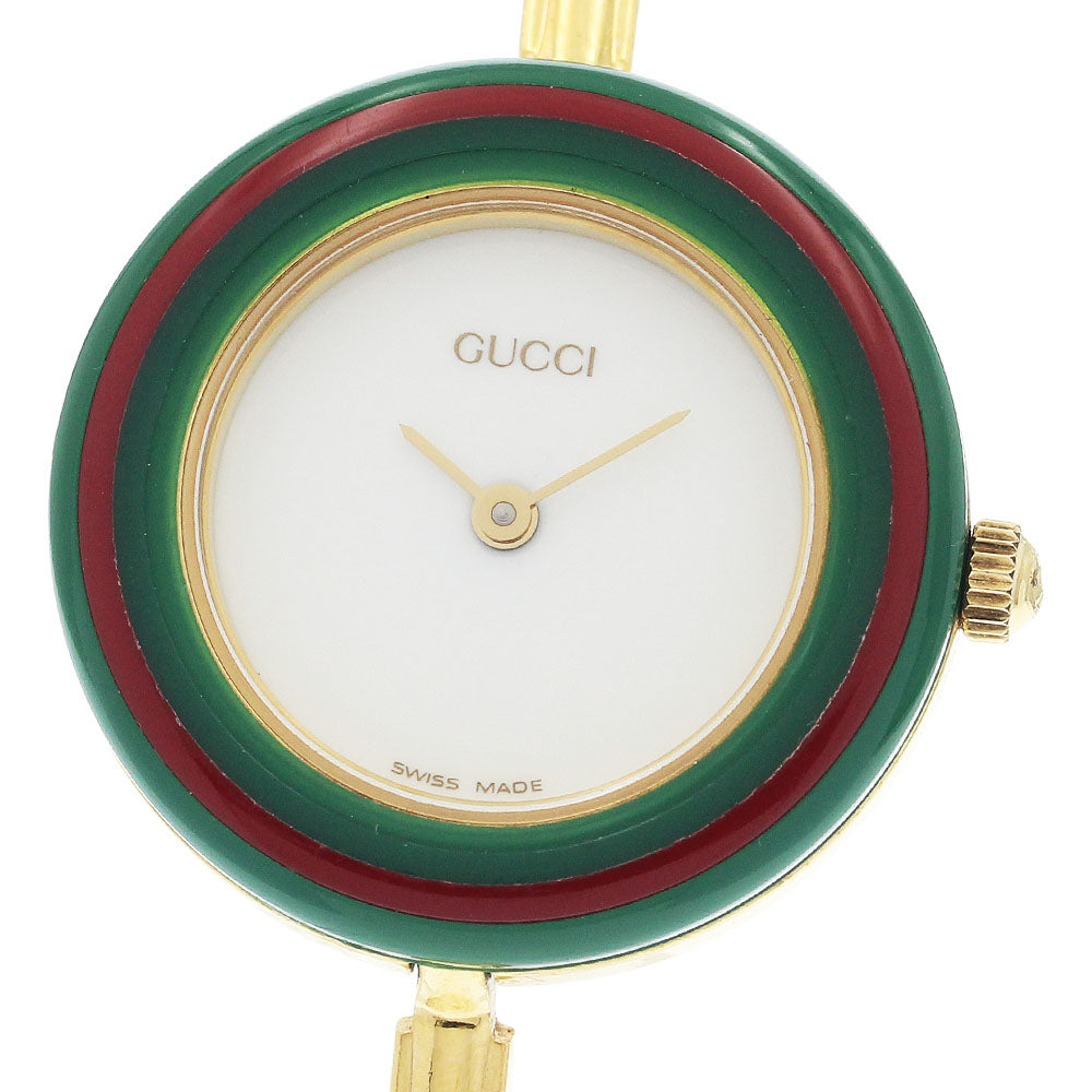 GUCCI Change bezel 11/12.2 white Dial Quartz Ladies Watch_948766