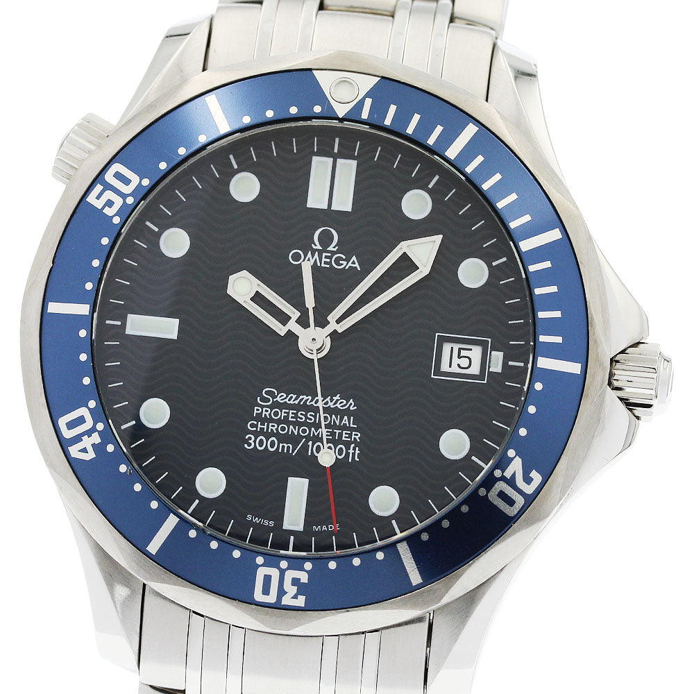 OMEGA Seamaster300 2531.80 Date Navy Dial Automatic Men's Watch_948771