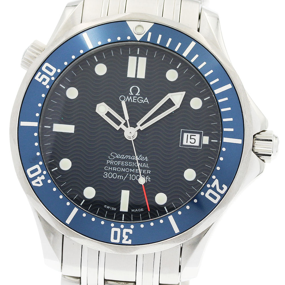 OMEGA Seamaster300 2531.80 Date Navy Dial Automatic Men's Watch_948773