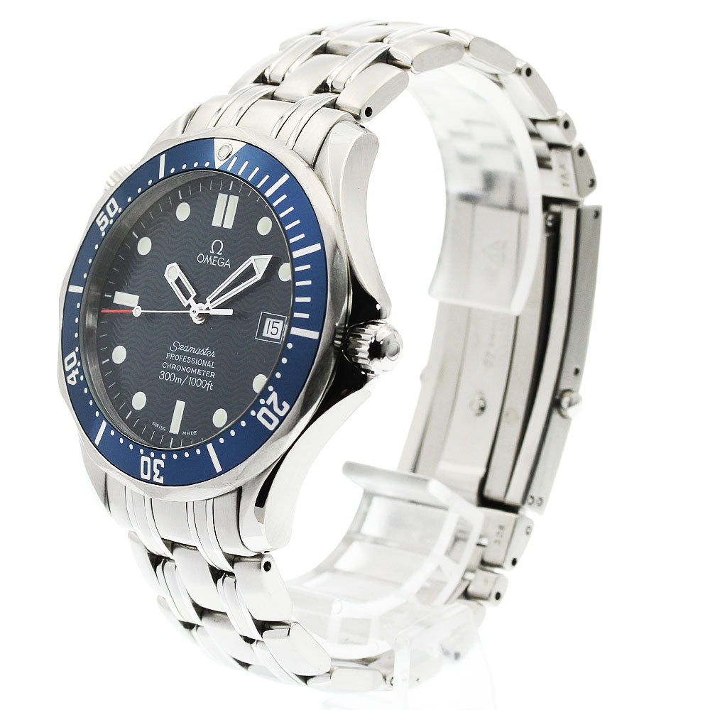 OMEGA Seamaster300 2531.80 Date Navy Dial Automatic Men's Watch_948773