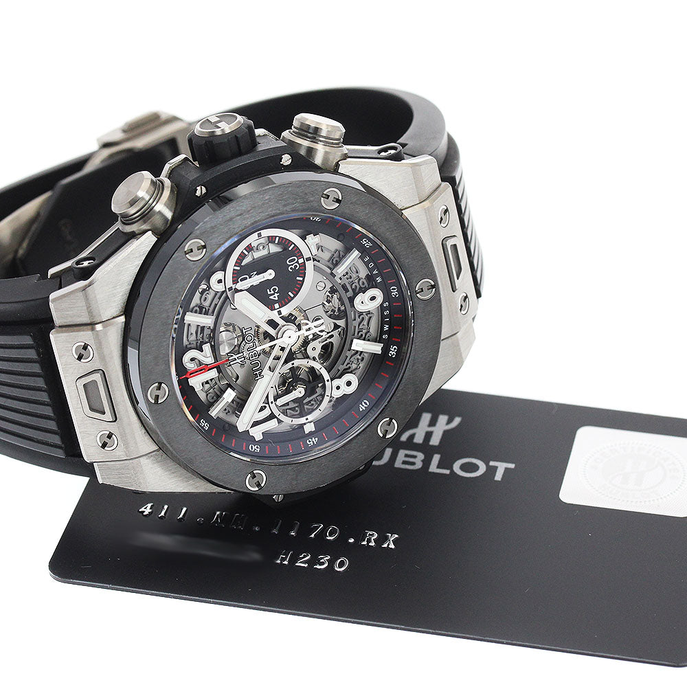 HUBLOT Big Bang Unico 411.NM.1170.RX Titanium Ceramic Automatic Men's_948792
