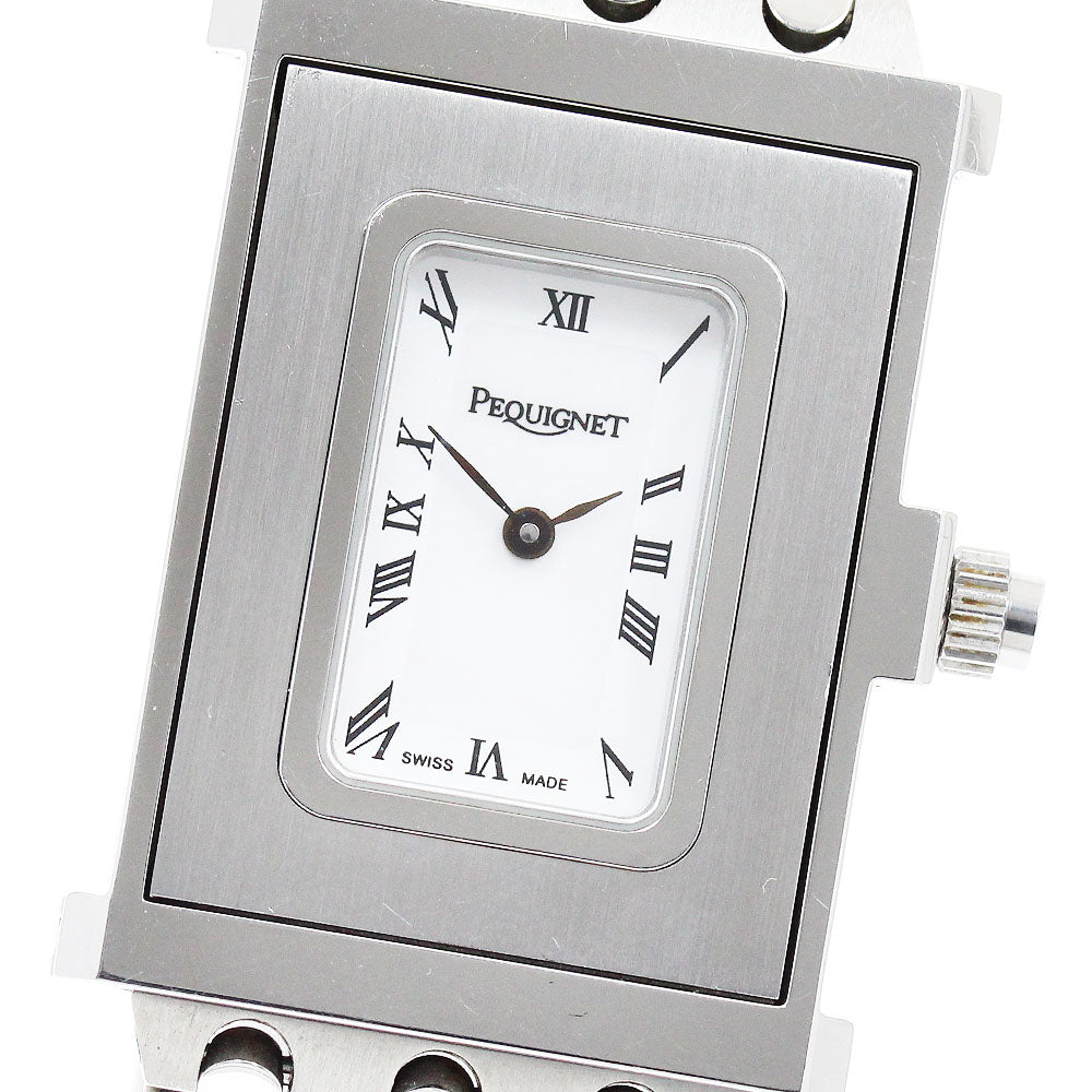 Pequignet Chameleon Rectangle white Dial Quartz Men's Watch_948803
