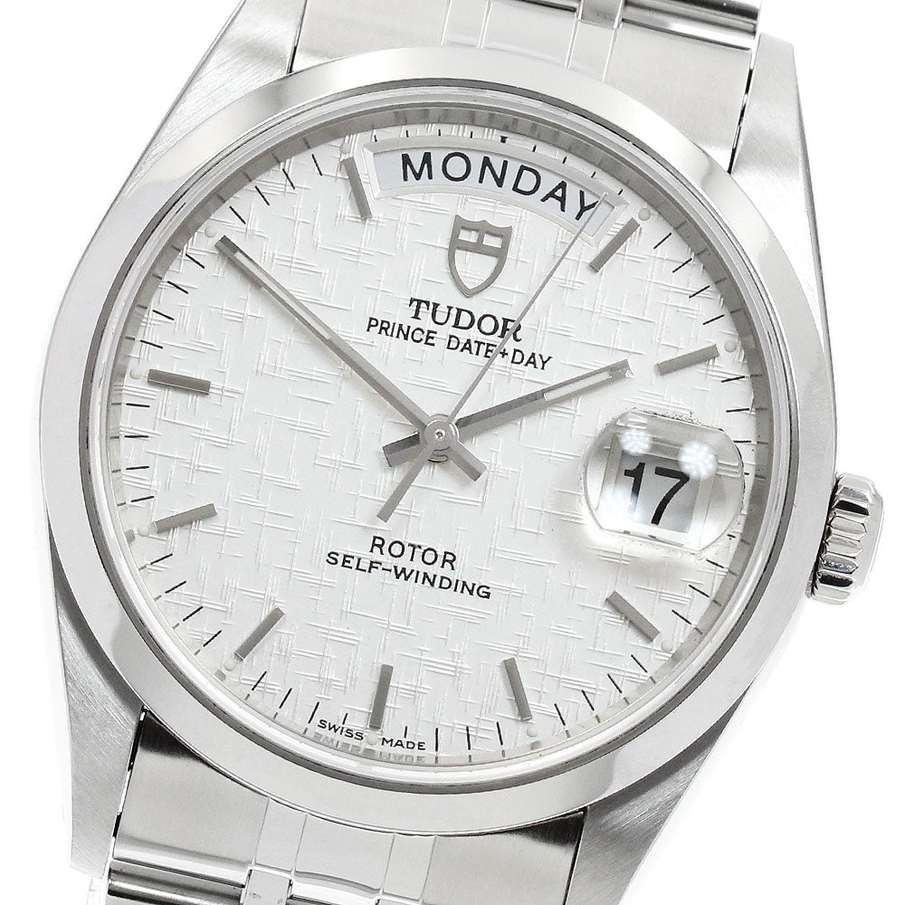 TUDOR Prince Date Day 76200 Silver Dial Automatic Men's Watch_948805
