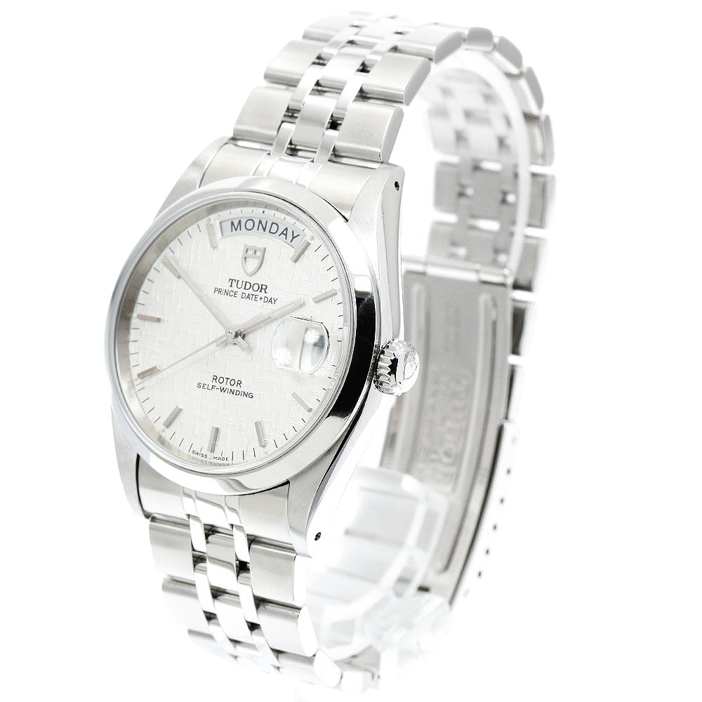 TUDOR Prince Date Day 76200 Silver Dial Automatic Men's Watch_948805
