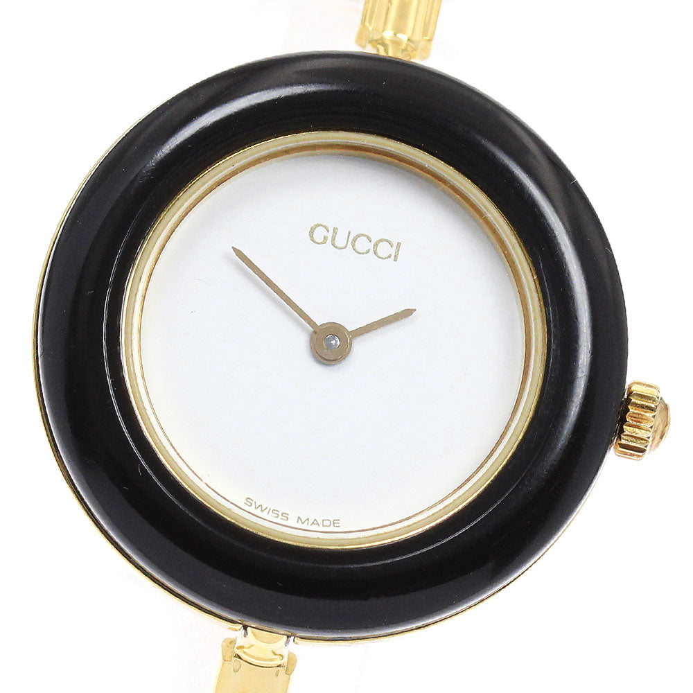 GUCCI Change bezel 11/12.2 white Dial Quartz Ladies Watch_948815