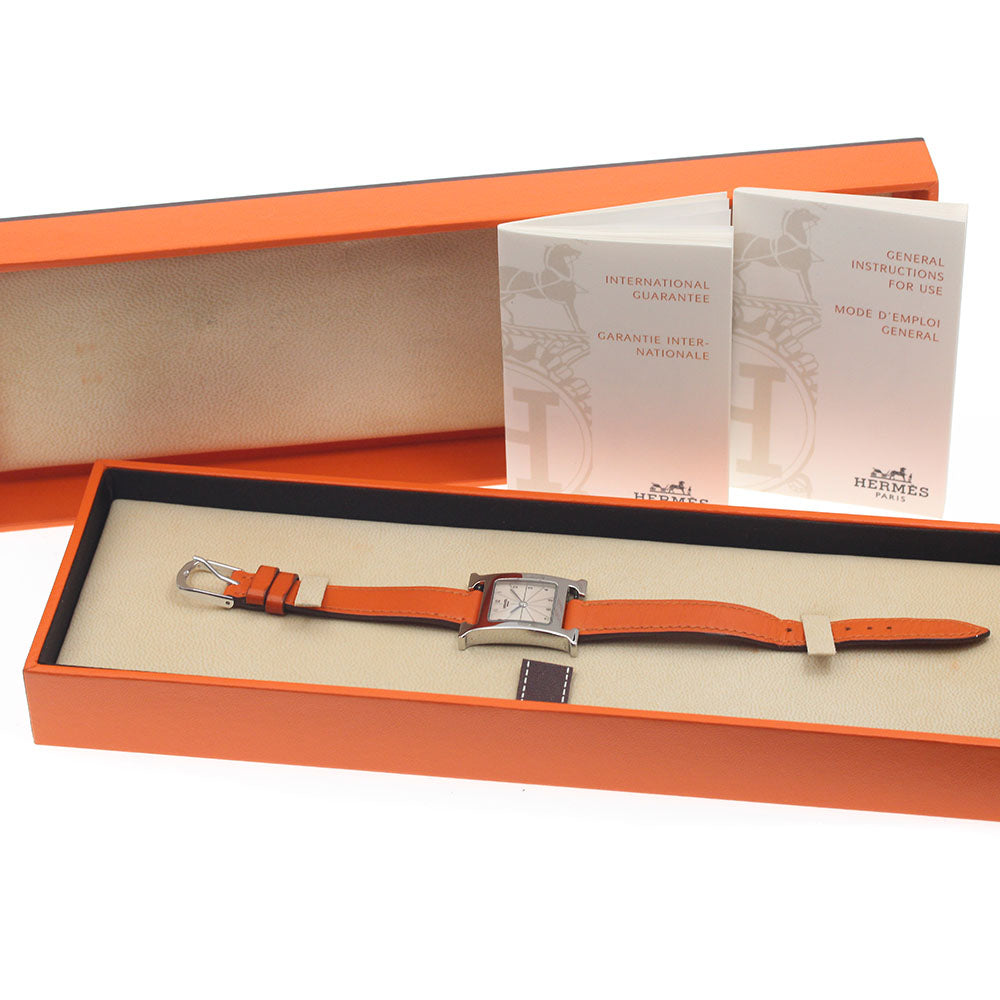 HERMES H watch HH1.210 beige Dial Quartz Ladies Watch_948819