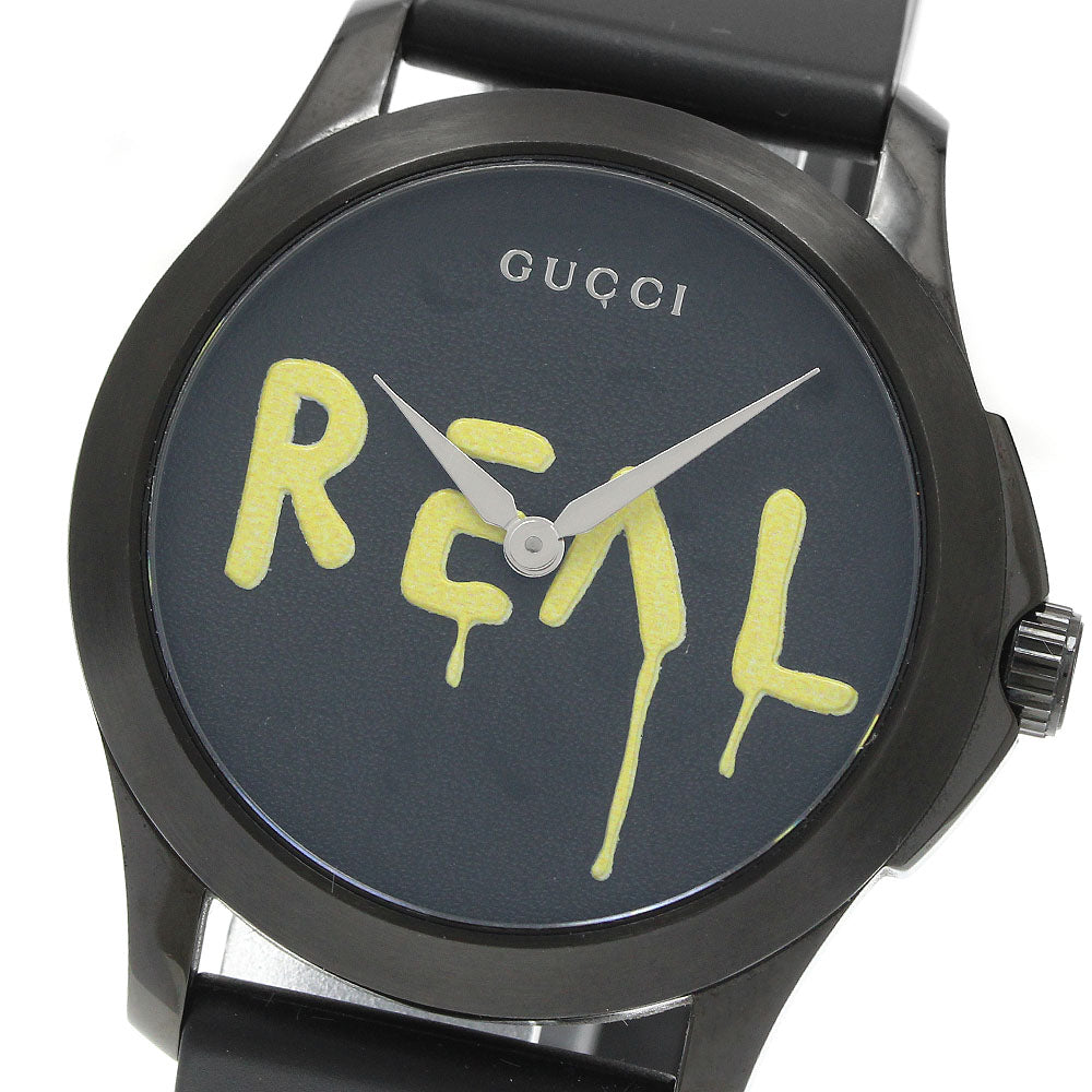 GUCCI G Timeless Ghost 126.4/YA1264017 black Dial Quartz Men's Watch_948829