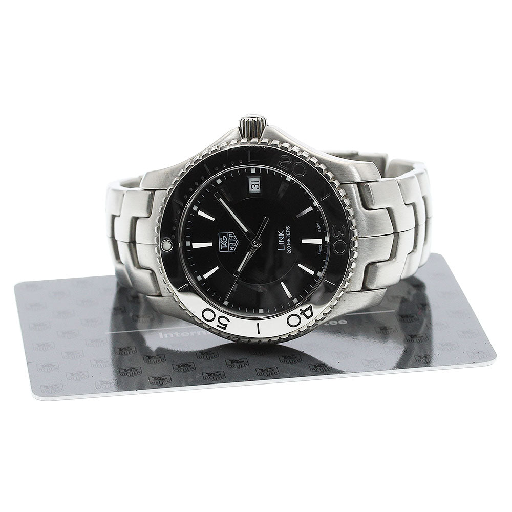 TAG HEUER Link WJ1110.BA0570 Date black Dial Quartz Men's Watch_948856