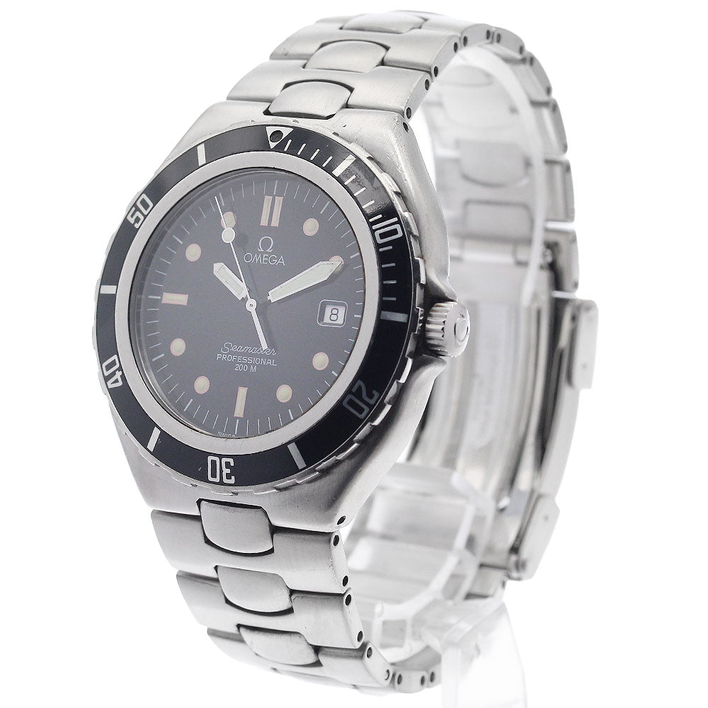 OMEGA Seamaster 200M Large Size Date Black Dial Quartz Men's Watch_948862