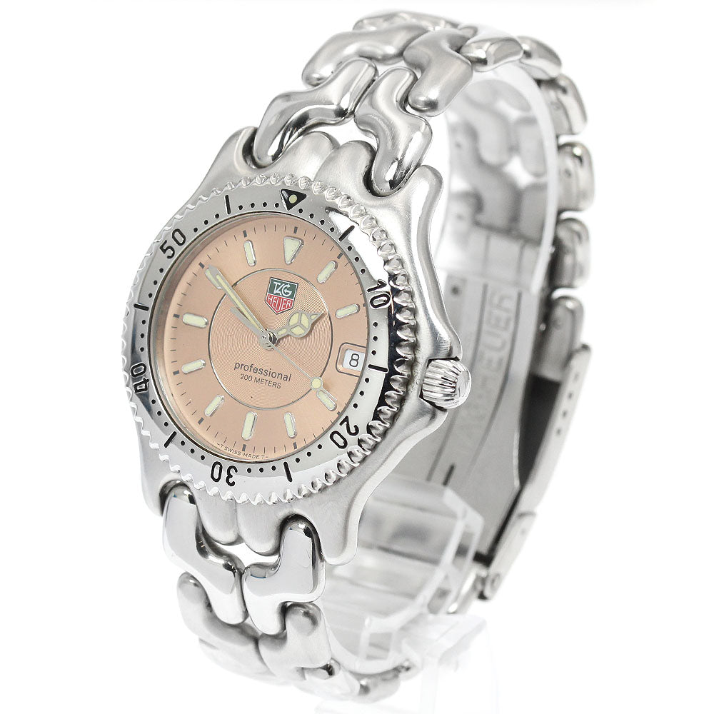 TAG HEUER S/el WG111D Date pink Dial Quartz Men's Watch_948863