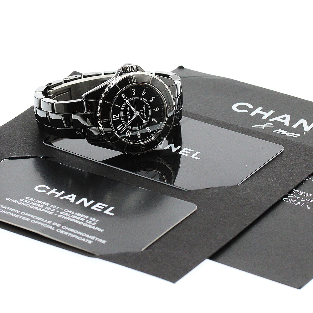 CHANEL J12 Calibre 12.2 H5696 Black ceramic Automatic Ladies Watch_948877