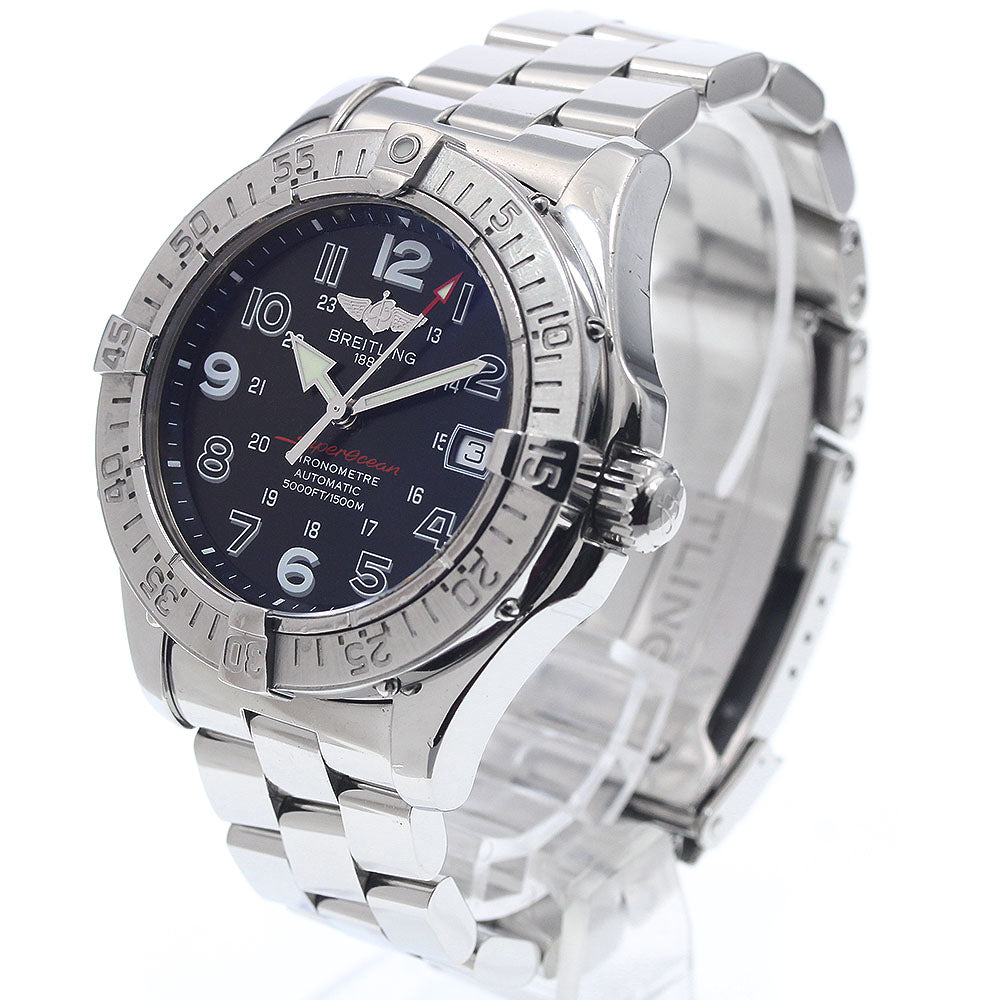 BREITLING Super Ocean A17360 Date black Dial Automatic Men's Watch_948879