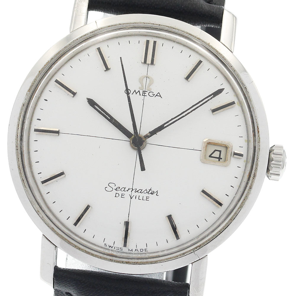 OMEGA SeamasterDe Ville Date Redial white Dial Hand Winding Men's Watch_948885
