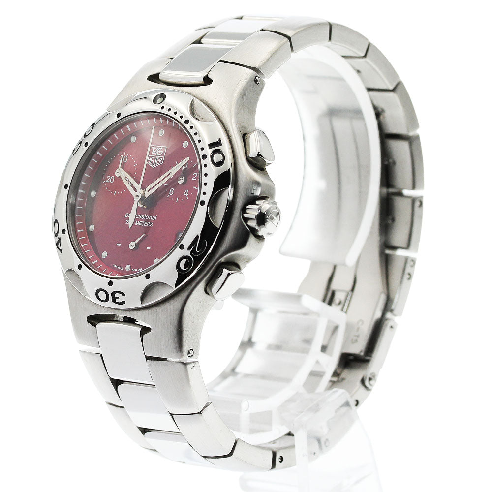 TAG HEUER Kylium CL1213 Chronograph Bordeaux Dial Quartz Boy's Watch_948896