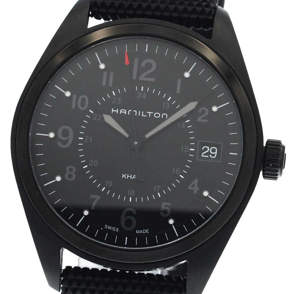 BHAMILTON Khaki field H684010 Date black Dial Quartz Men's Watch_948907