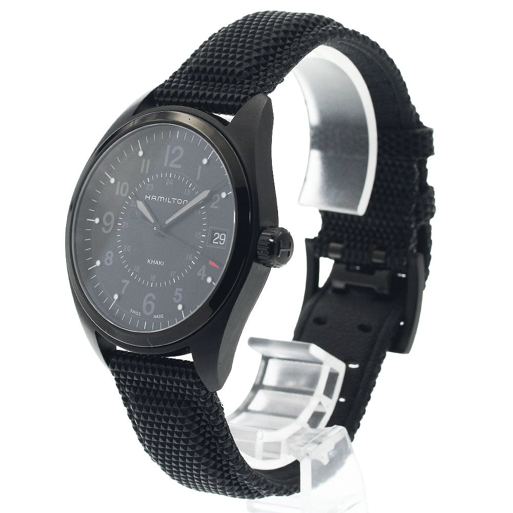 BHAMILTON Khaki field H684010 Date black Dial Quartz Men's Watch_948907