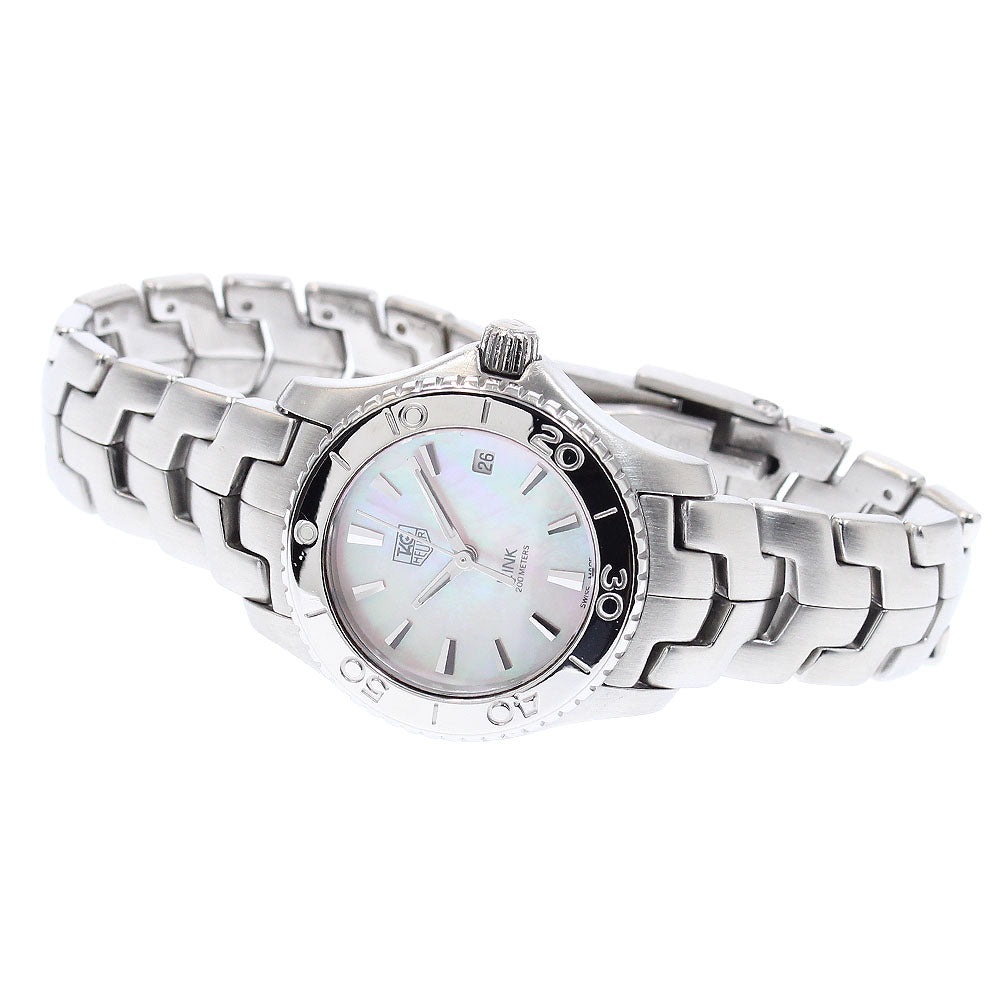 TAG HEUER Link WJ1315-1 Date Pink shell Dial Quartz Ladies Watch_948908
