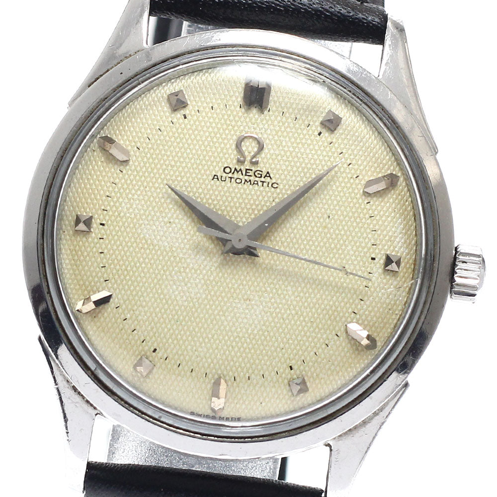 OMEGA 2635-6 Harfloater cal.351 Silver Dial Automatic Men's Watch_948915