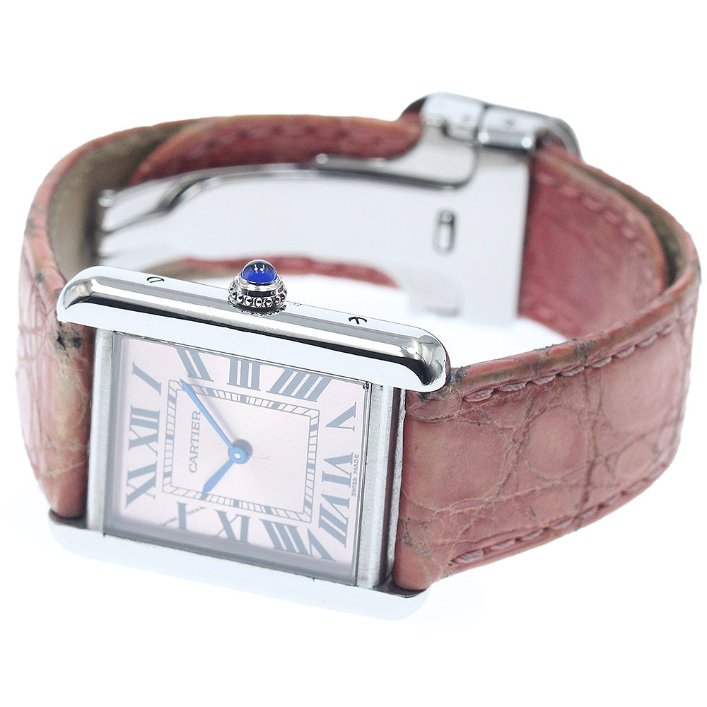 Tank solo SM W5200000 pink Dial Quartz Ladies Watch_948916