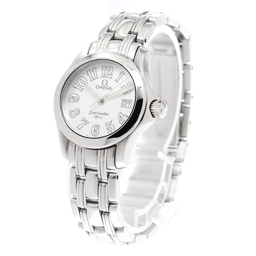 OMEGA Seamaster120 2581.70 Date shell dial White shell Dial Quartz Ladies Watch_948924