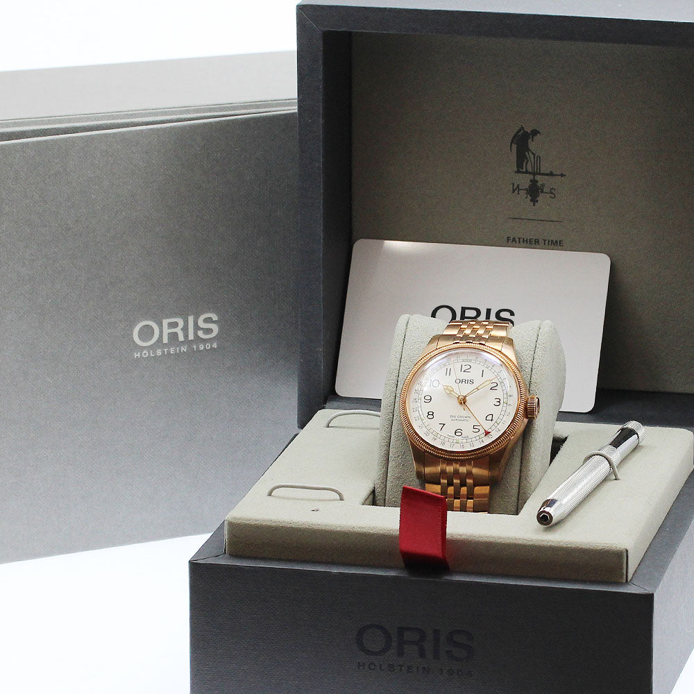 ORIS Big crown 01 754 7741 3161 Pointer date white Dial Automatic Men's_949011