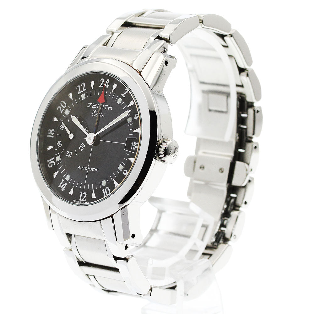 ZENITH Port Royale 01/02.0450.682 GMT date Black Dial Automatic Men's _949013