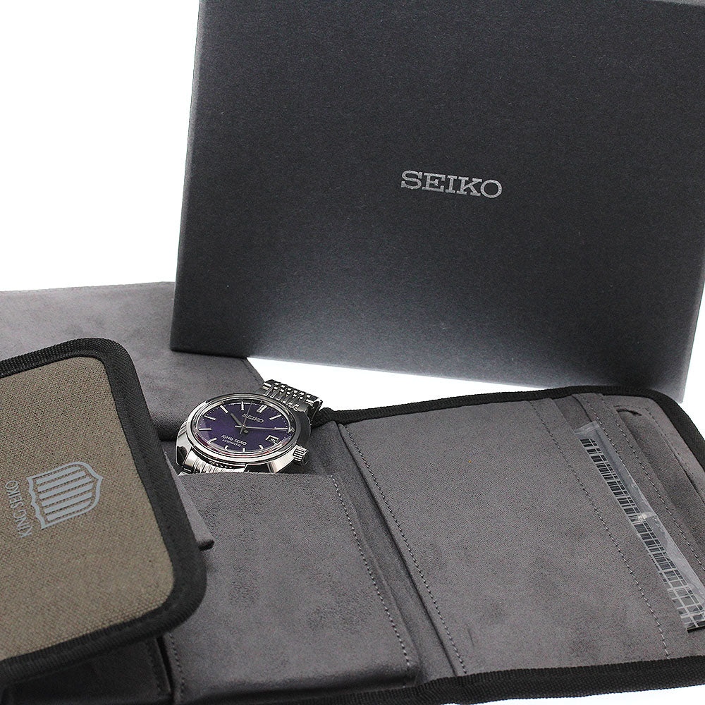 SEIKO King Seiko SDKA019/6L35-00J0 Date purple Dial Automatic Men's Watch_949035