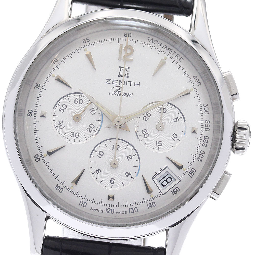 ZENITH El Primero Prime 90/01-0010.420 Chronograph Silver Dial Hand Winding Men's Watch_949053