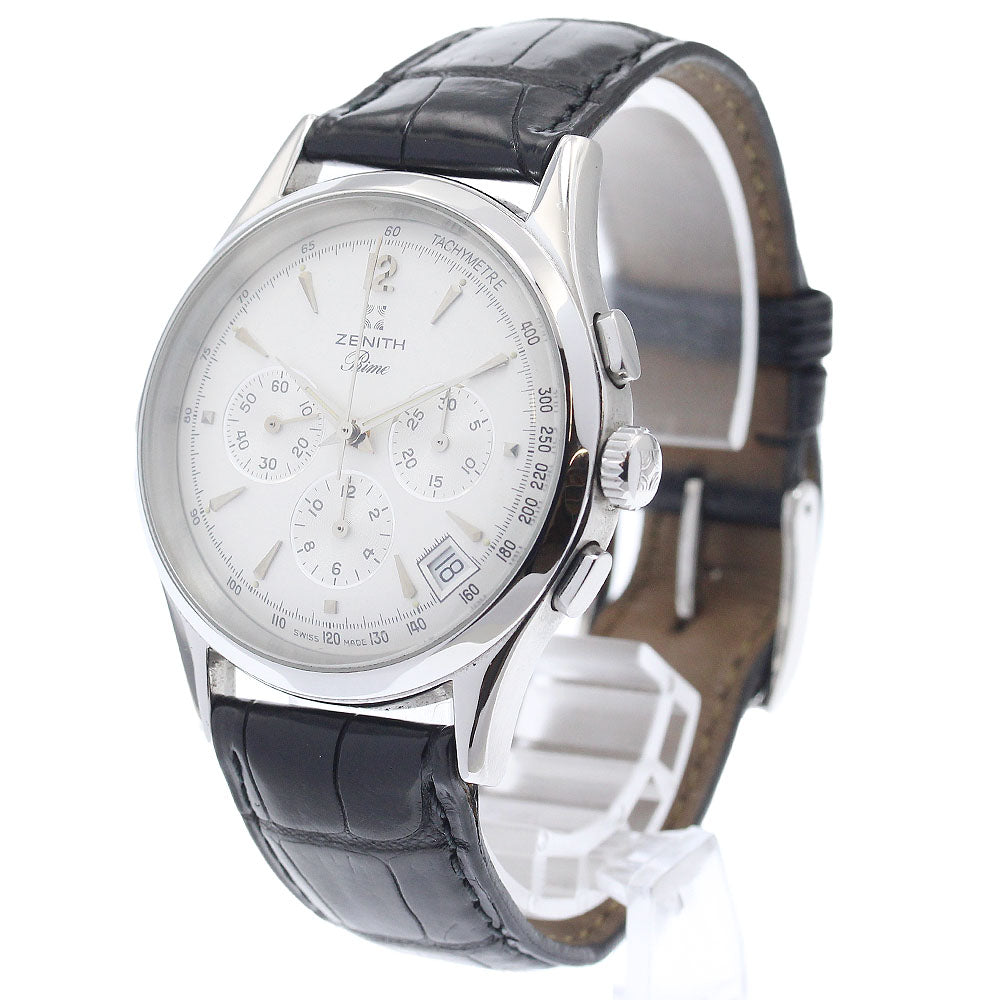 ZENITH El Primero Prime 90/01-0010.420 Chronograph Silver Dial Hand Winding Men's Watch_949053