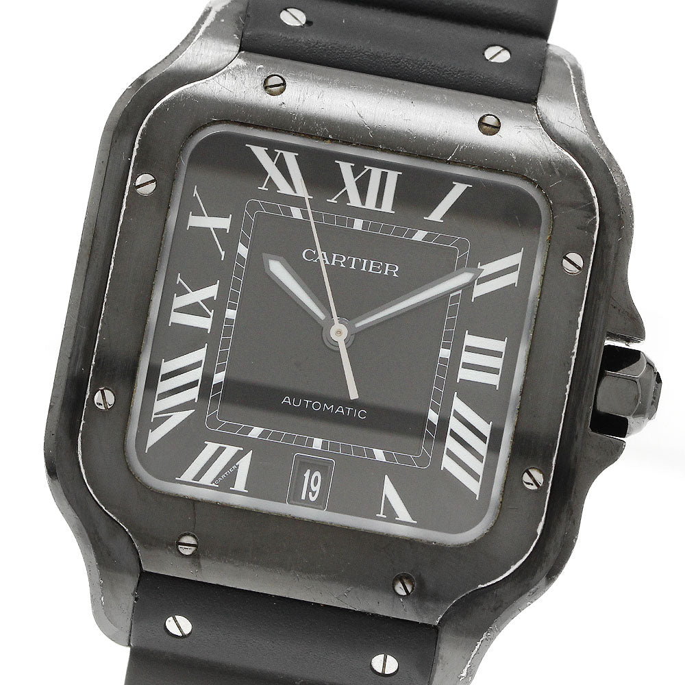 CARTIER Santos de Cartier LM WSSA0039 Date black Dial Automatic Men's Watch_949056