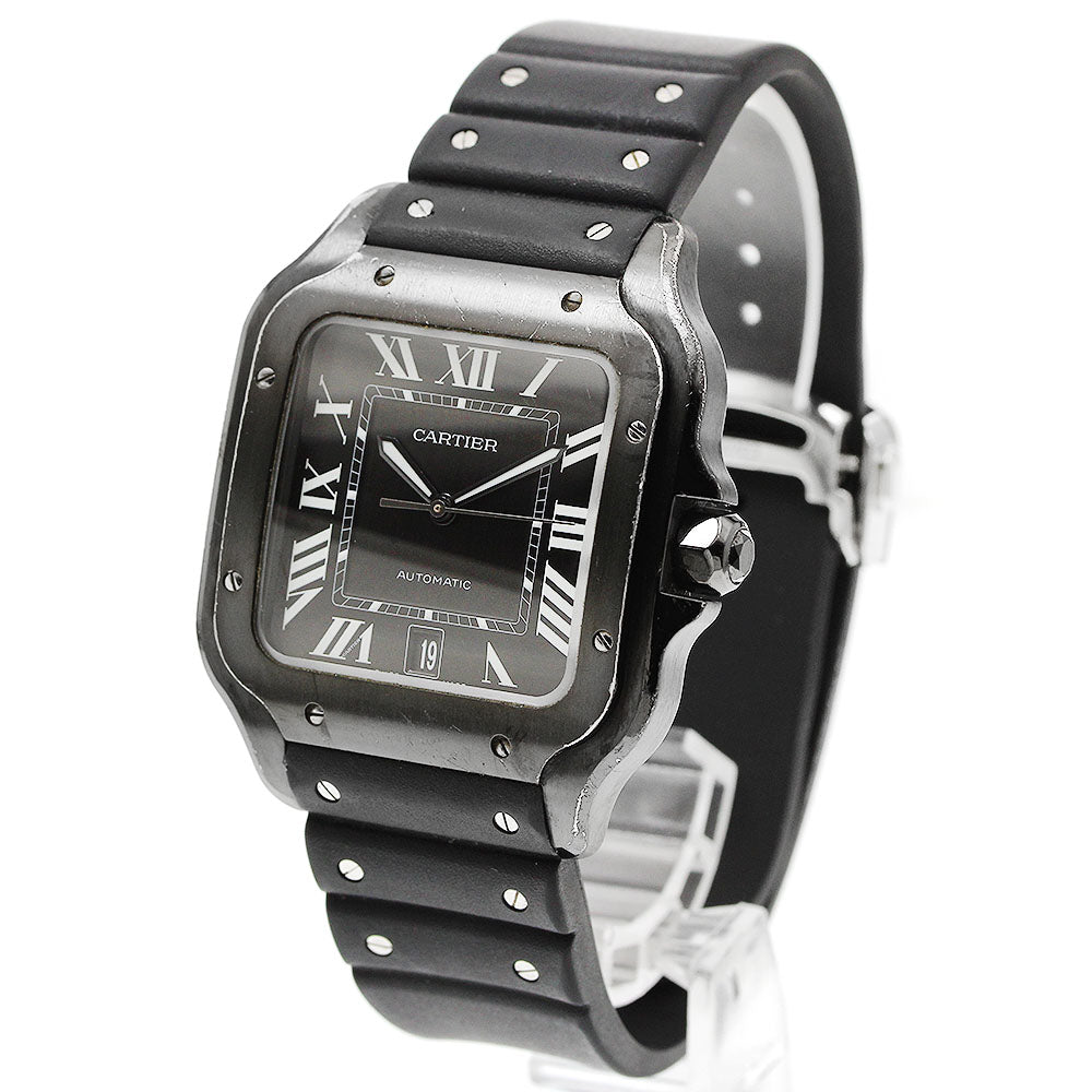 CARTIER Santos de Cartier LM WSSA0039 Date black Dial Automatic Men's Watch_949056
