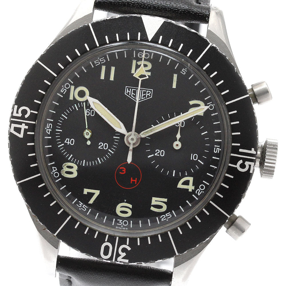 Heuer Military BUNDESWEHR Flyback 1550SG Chronograph Hand Winding Men's_949066