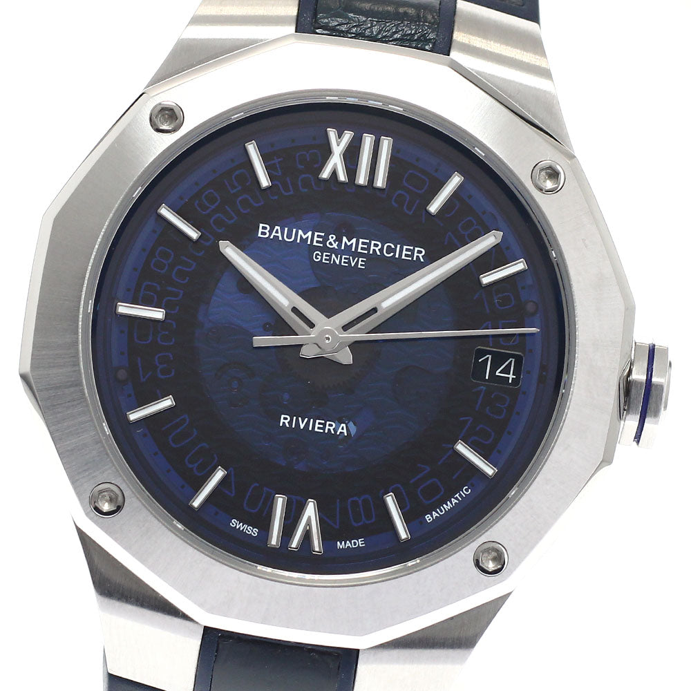 Baume & Mercier Riviera Baumatic M0A10714 Date Navy Dial Automatic Men's Watch_949070