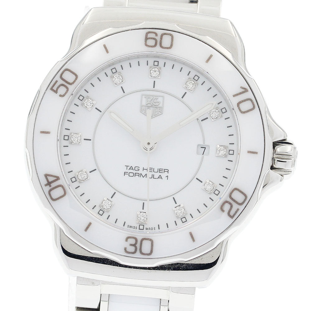 TAG HEUER Formula 1 WAH1315.BA0868 12P diamond date Quartz Ladies Watch_949098