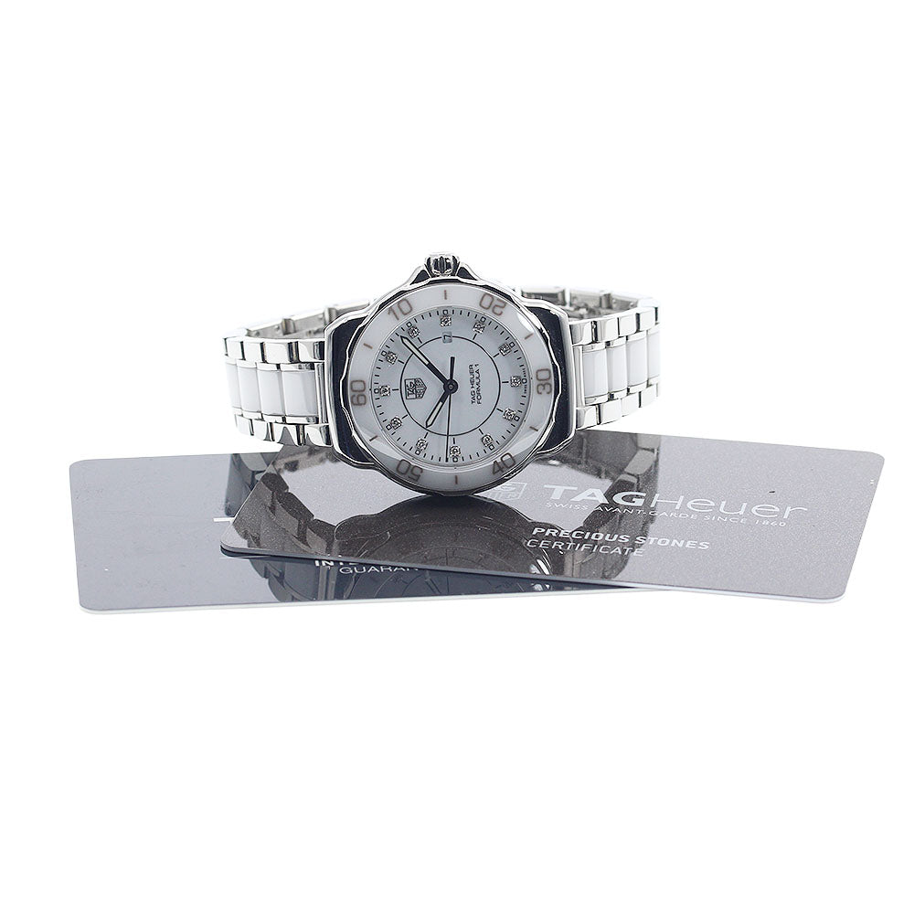 TAG HEUER Formula 1 WAH1315.BA0868 12P diamond date Quartz Ladies Watch_949098