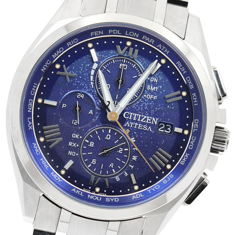 CITIZEN ATESA DEAR Collection AT8240-74L Solar Powered Radio Men's Watch_949099