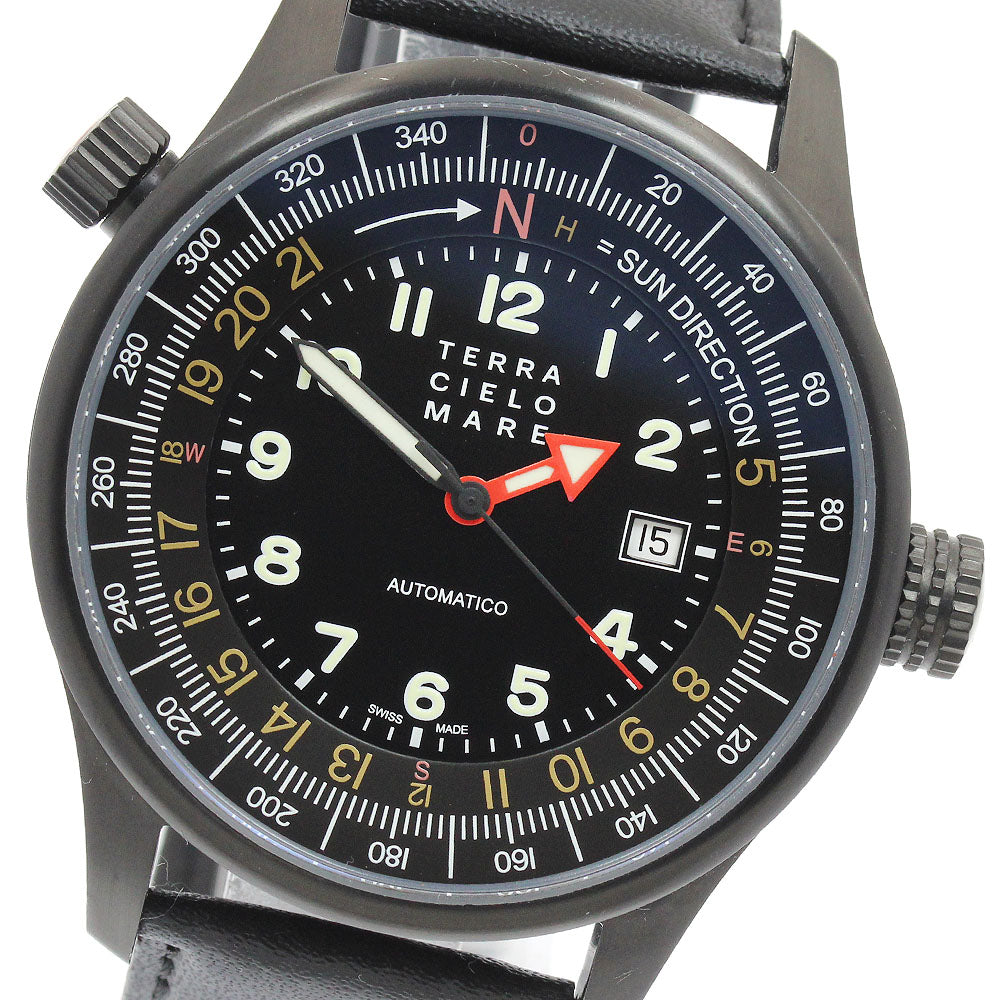TERRA CIELO MARE orienteering TC7008PVD3PA black Dial Automatic Men's_949113