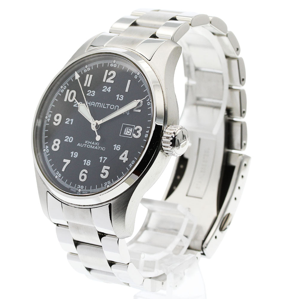HAMILTON Khaki field H706250 Date Black Dial Automatic Men's Watch_949124