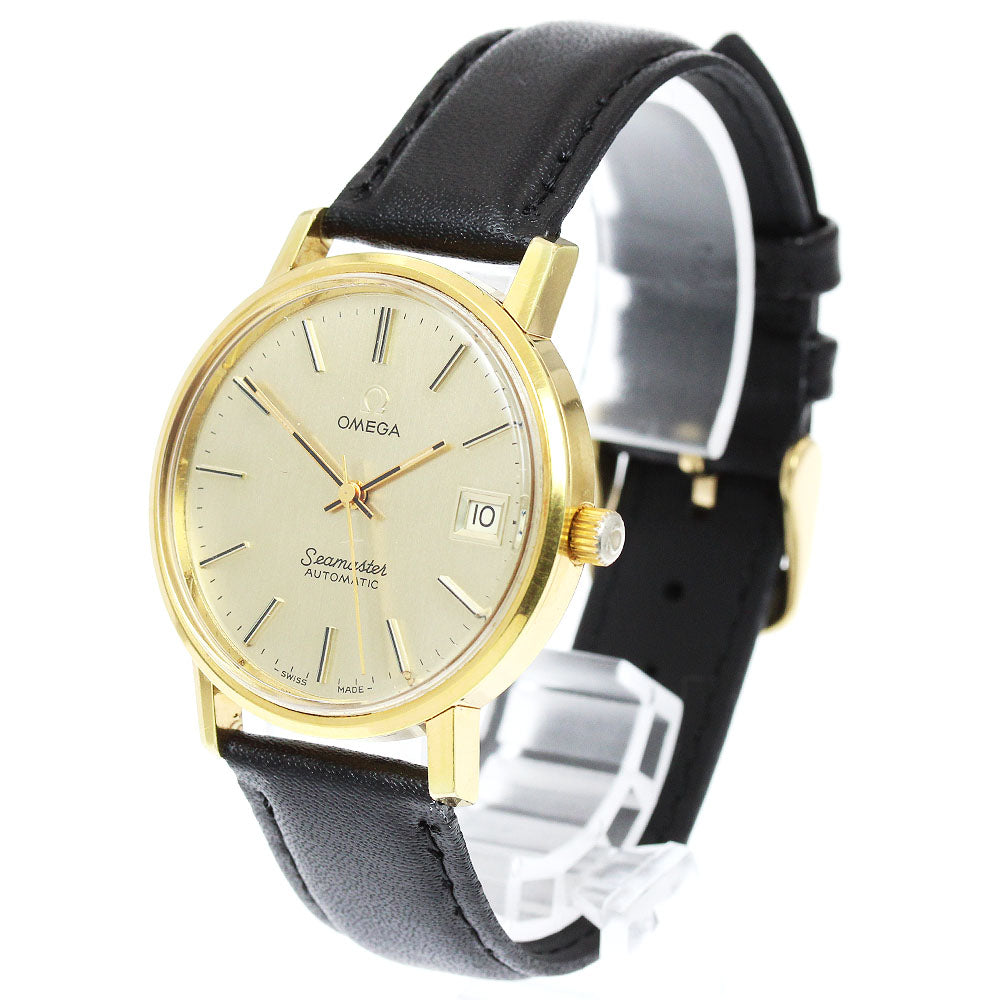 OMEGA Seamaster 166.0202 Date Cal.1012 Gold Dial Automatic Men's Watch_949127