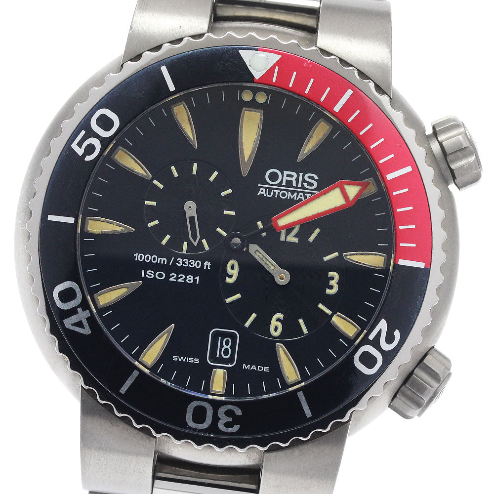ORIS Regulator Divers 649-7541 Date black Dial Automatic Men's Watch_949130
