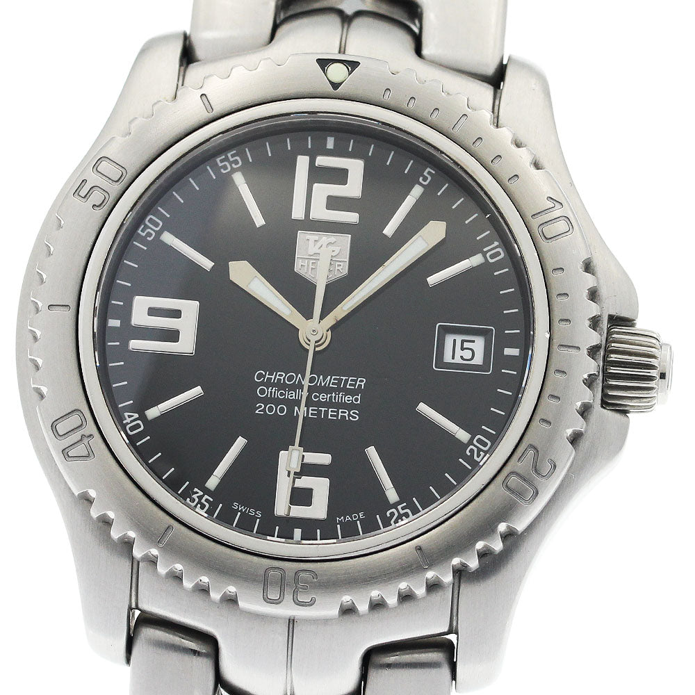 TAG HEUER Link WT5110 Date chronometer Black Dial Automatic Men's Watch_949146